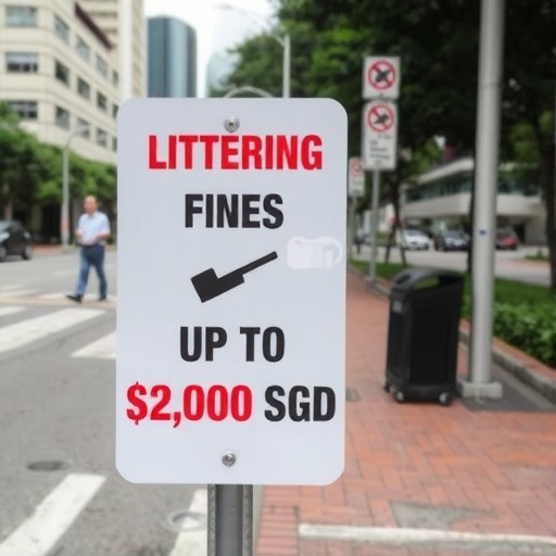 新加坡：乱扔垃圾将被罚款万元